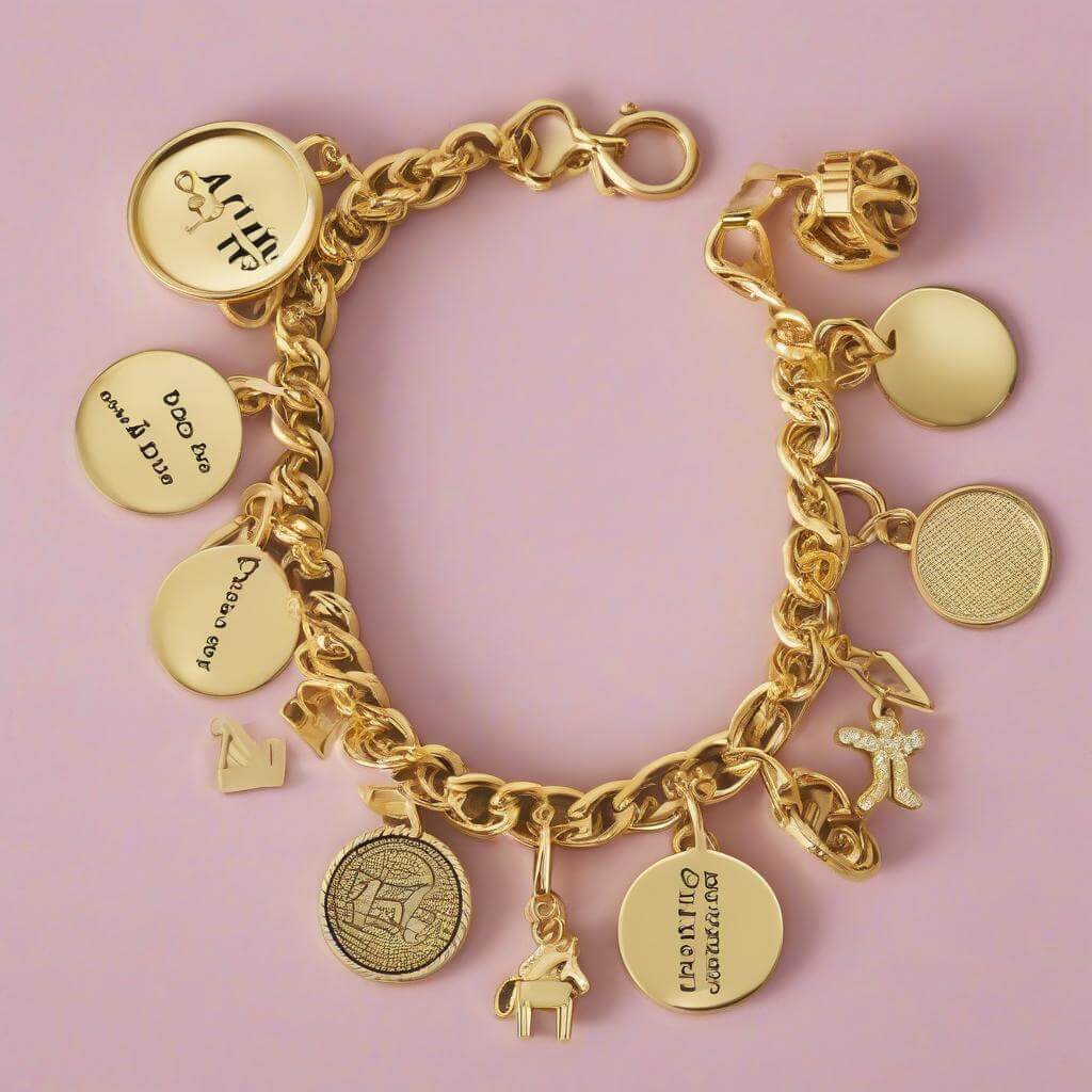 sell your gold charm bracelet
